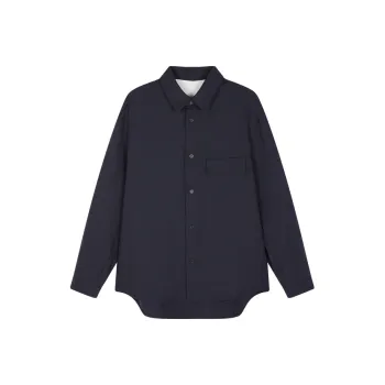 CROQUIS Shirt Men's Black Navy Blue