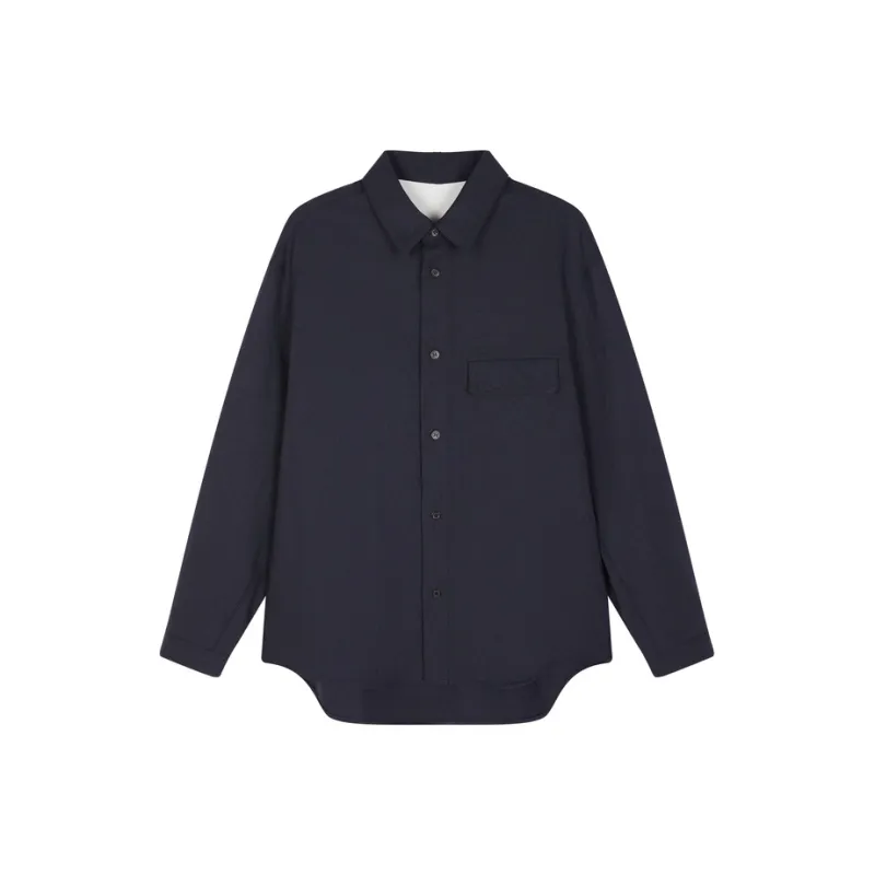 CROQUIS Shirt Men's Black Navy Blue-0
