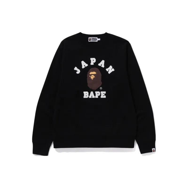 Bape Japan College Crewneck FW23-0