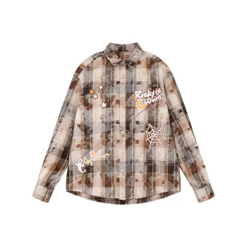 RickyisClown Shirt Unisex Coffee Plaid