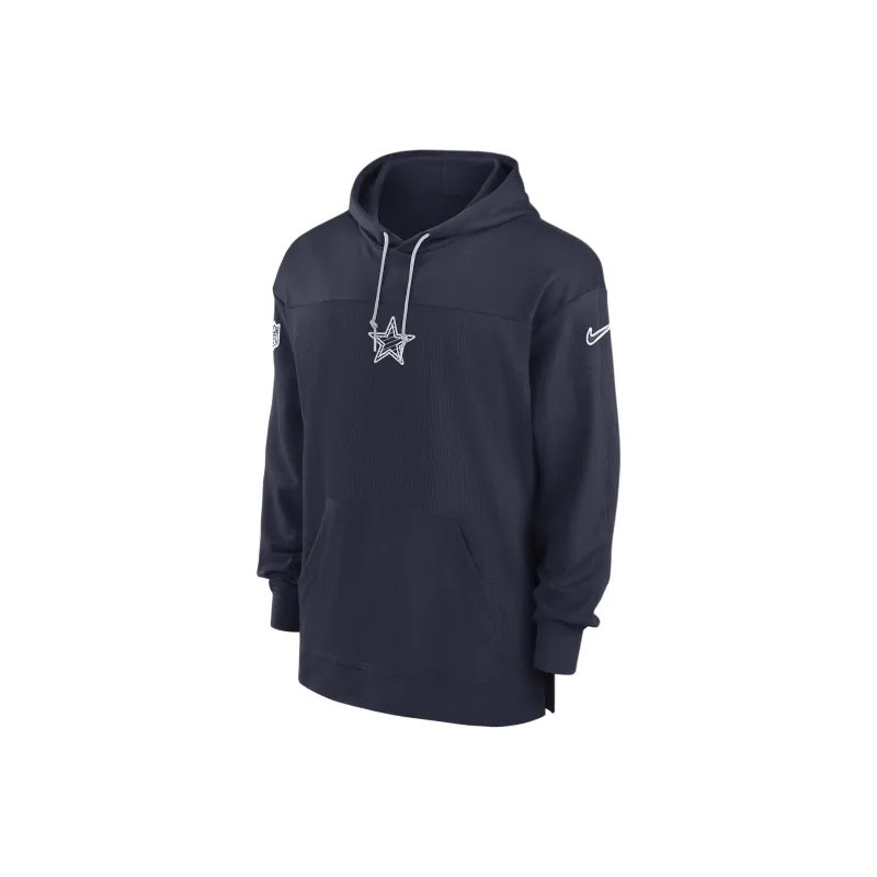 Nike Dallas Cowboys Sideline Jersey Men's Nike Dri FIT Nfl Pullover Hoodie-0