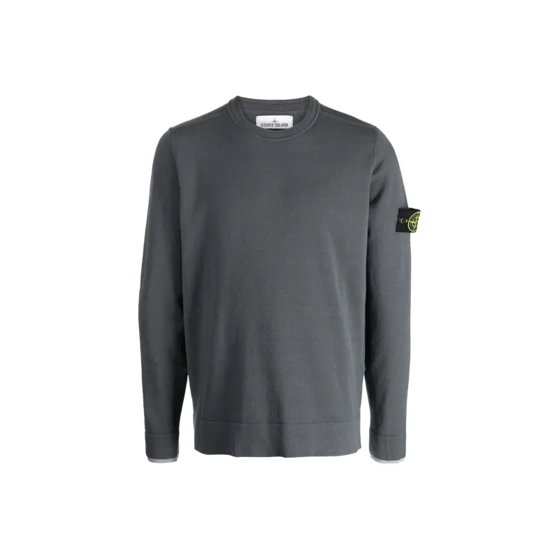 STONE ISLAND Compass Patch Crewneck Jumper-0