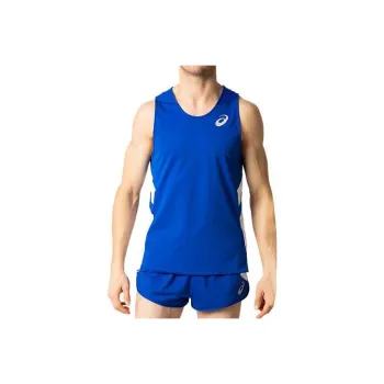 Asics Tank Tops Men Blue