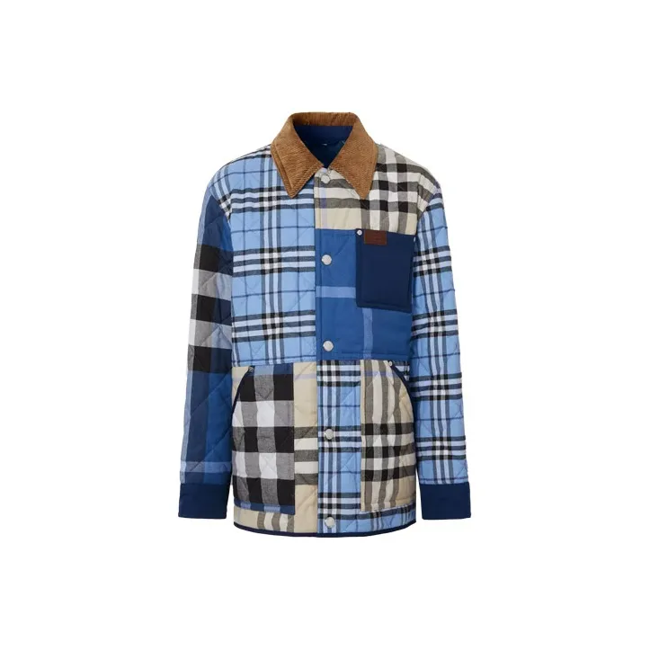 Burberry Patchwork Check Overshirt-0