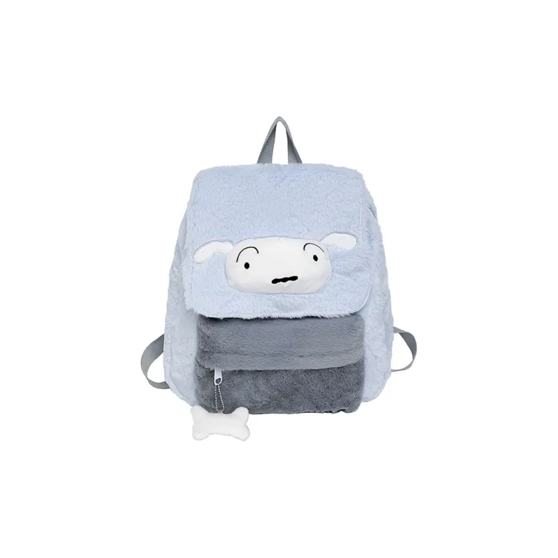 XIANGSU Plush Backpack Regular Women's Multicolor-0