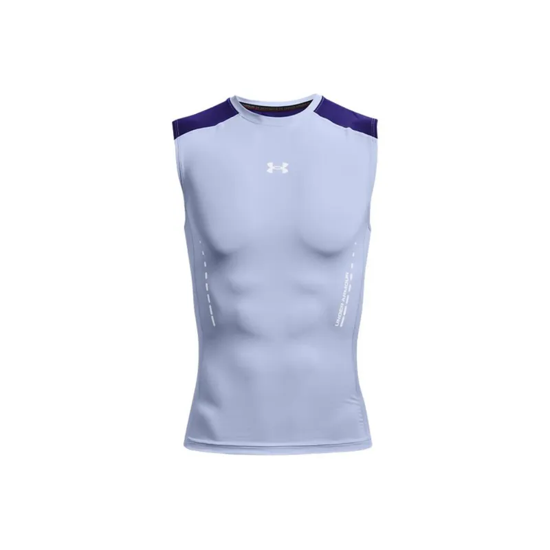 Under Armour Tank Tops Men's Light Blue-0