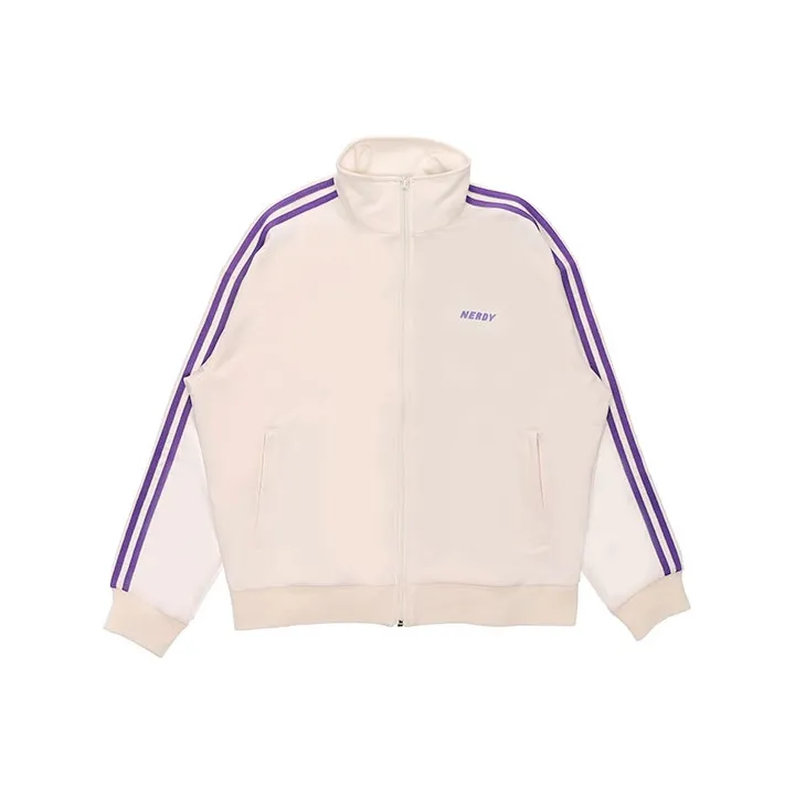 NERDY SS21 Loose Fit Jacket Unisex Ecru-0