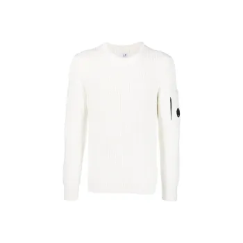C.P.Company Logo patch Ribbed Jumper