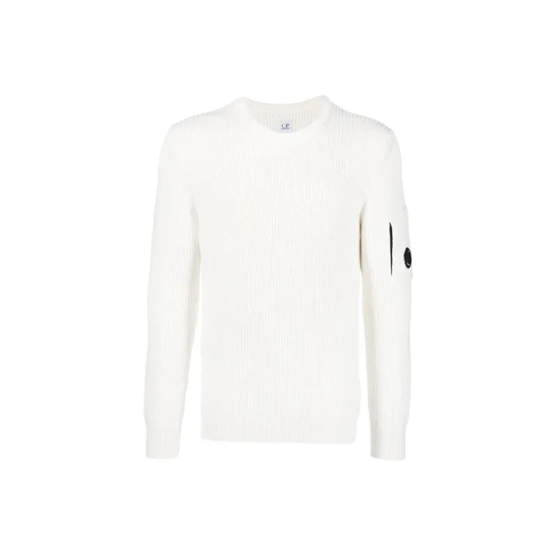 C.P.Company Logo patch Ribbed Jumper-0