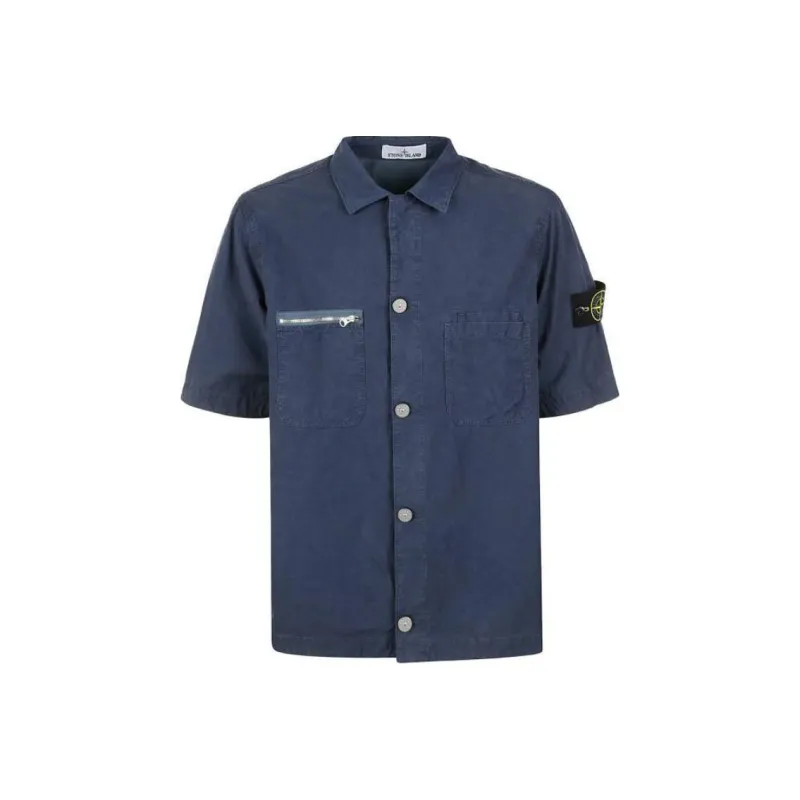 STONE ISLAND Shirt Men's Dark Blue-0