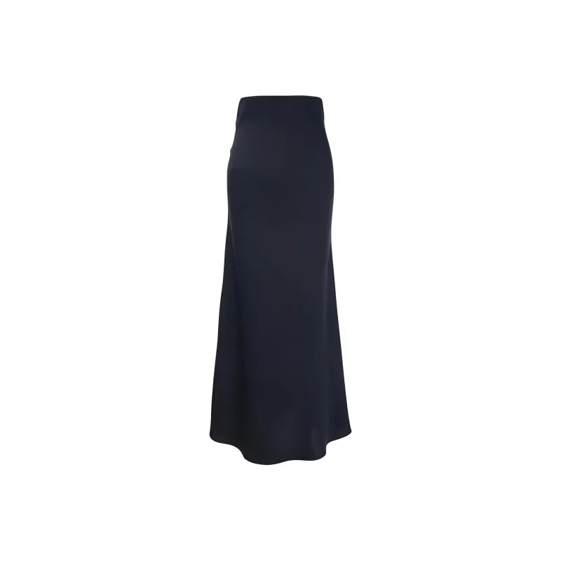 BE PLAIN Casual Long Skirts Women's Blue-1