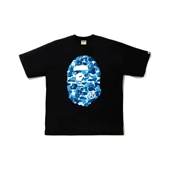 A BATHING APE Abc Camo Big Ape Head Relaxed Tee