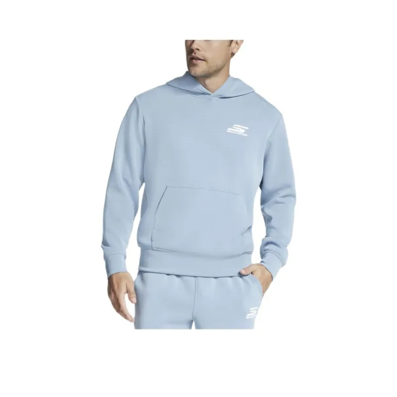 Skechers Skech Cloud Elevate Hoodie Sweatshirt Men's White/Blue-0