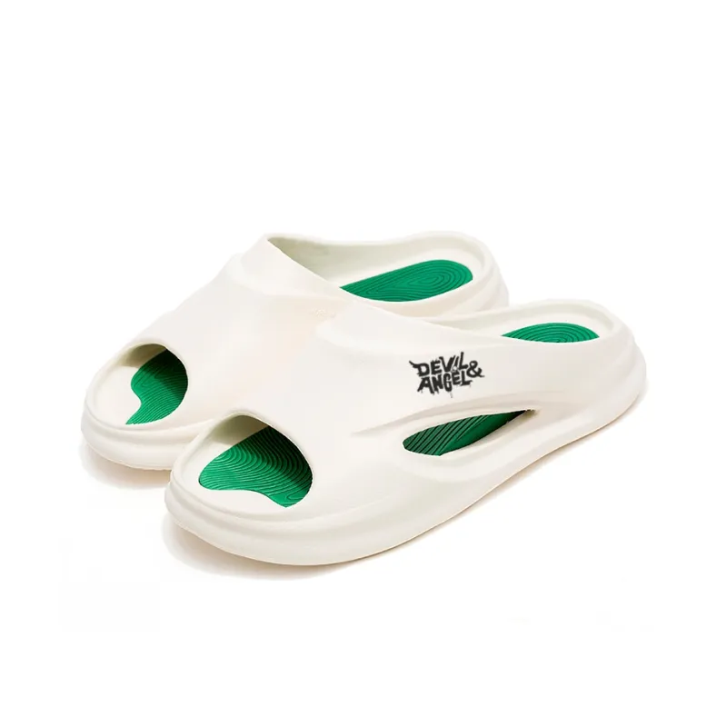 DEVIL AND ANGEL Slip Resistant Slide Slippers Unisex-1