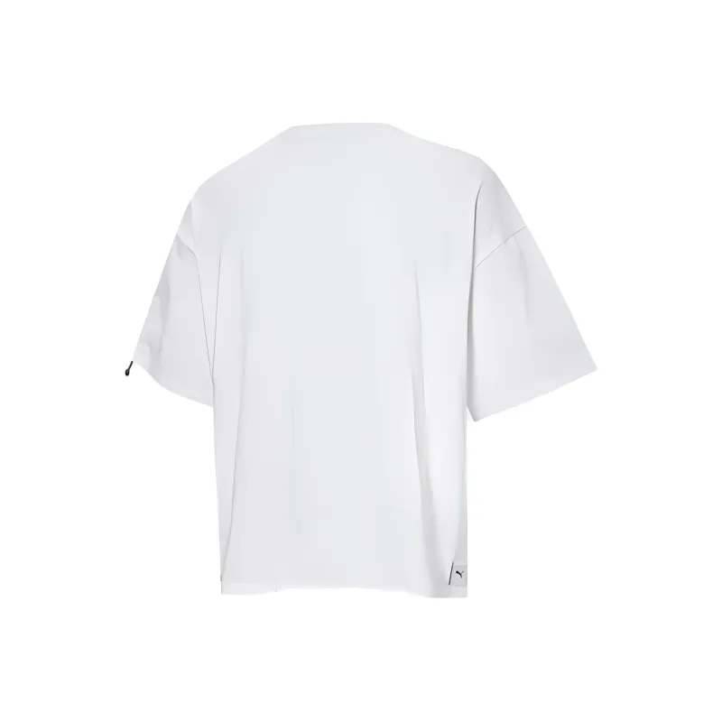 PUMA BMW M Motorsport T Shirts Unisex White-1