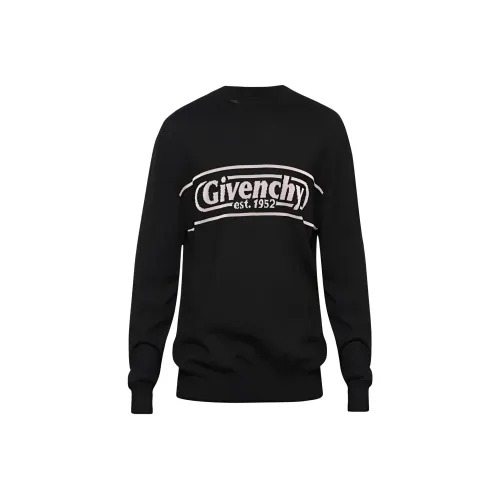 Givenchy Embroidered College Logo Crew Knit