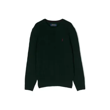 Ralph Lauren Polo Pony Cable knit Cotton Jumper