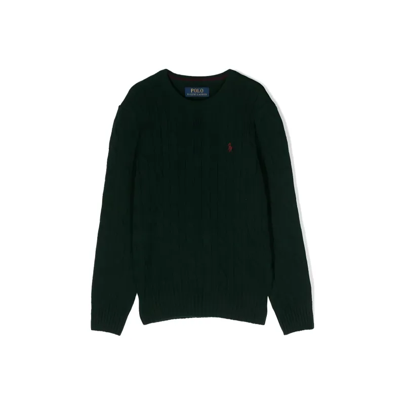 Ralph Lauren Polo Pony Cable knit Cotton Jumper-0
