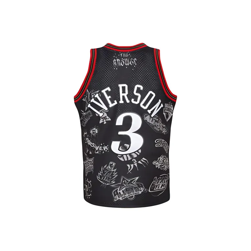 Mitchell Ness Basketball Jerseys Unisex Black-1