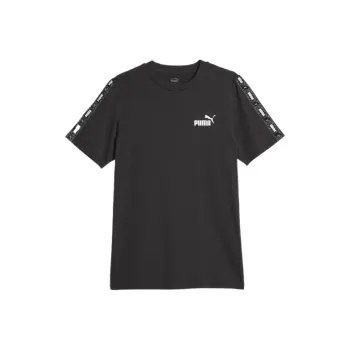PUMA EssentialsTAPE T Shirt Men's Black