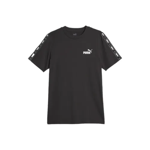 PUMA EssentialsTAPE T Shirt Men's Black