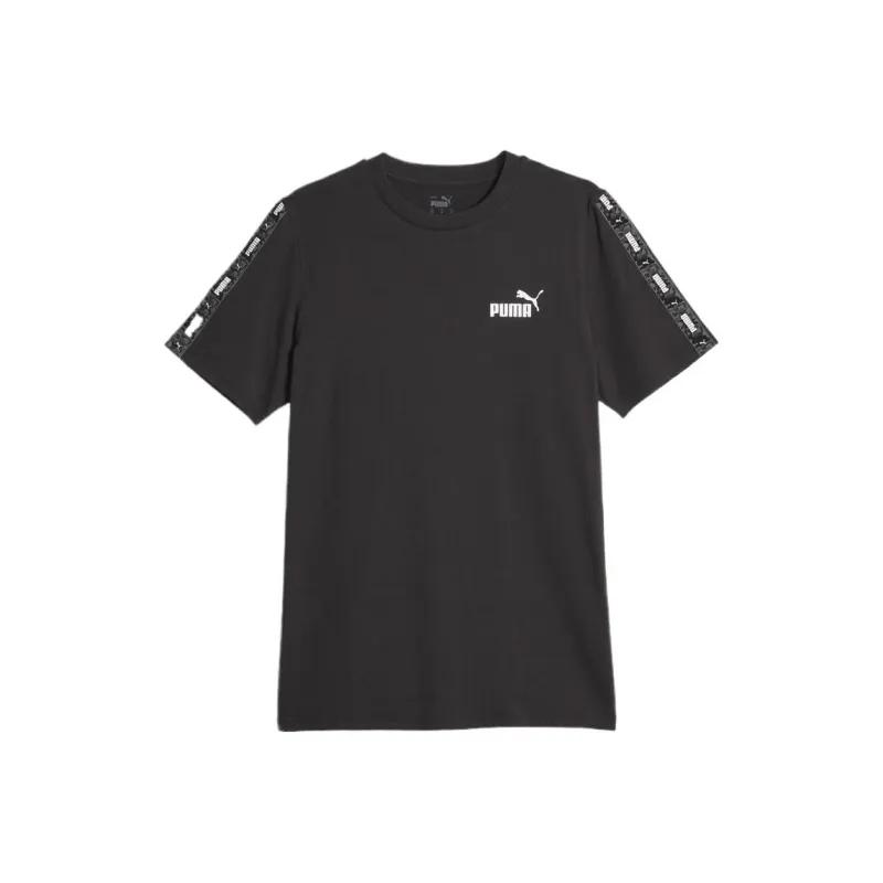 PUMA EssentialsTAPE T Shirt Men's Black-0