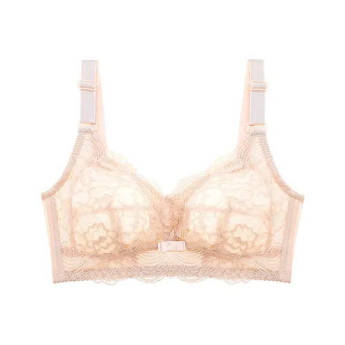 QIANLINGMEI Wireless Bra For Plus Size MM Women's