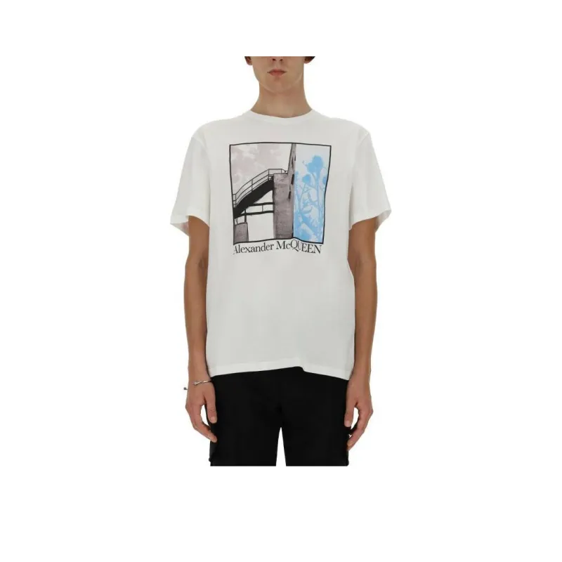 Alexander McQueen T Shirt Men's White-0