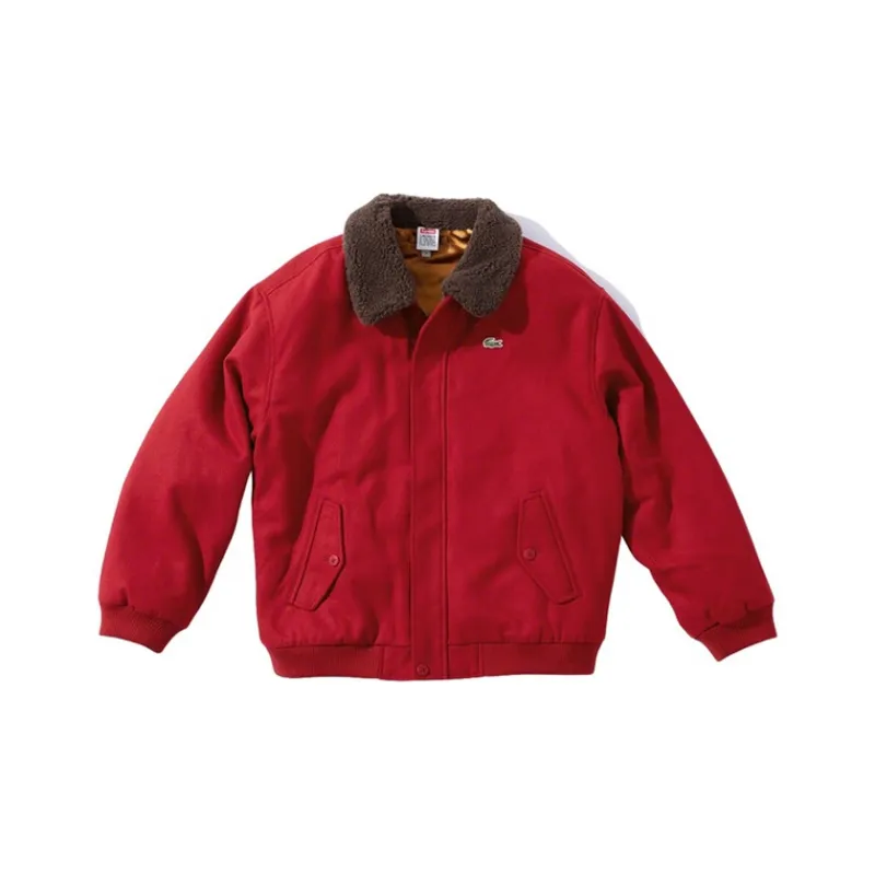 Supreme Lacoste Wool Bomber Jacket-0