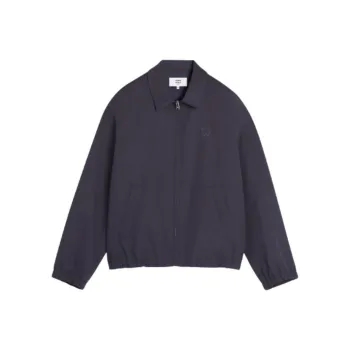 Maison Kitsune Zip up Elasticated Bomber Jacket