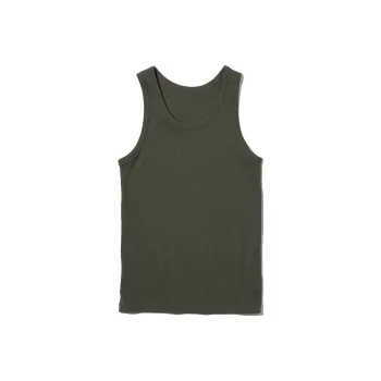 UNIQLO Tank Top Unisex Dark Olive