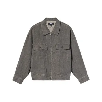 Stussy Jackets Unisex Gray Brown