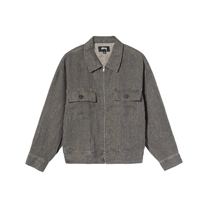 Stussy Jackets Unisex Gray Brown-0