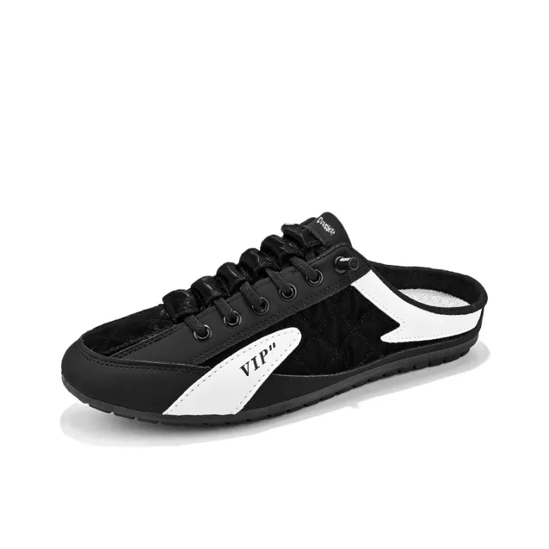Budding Bear Rubber Sole Abrasion Resistant Slip Resistant Closed Toe Slippers Men's-0