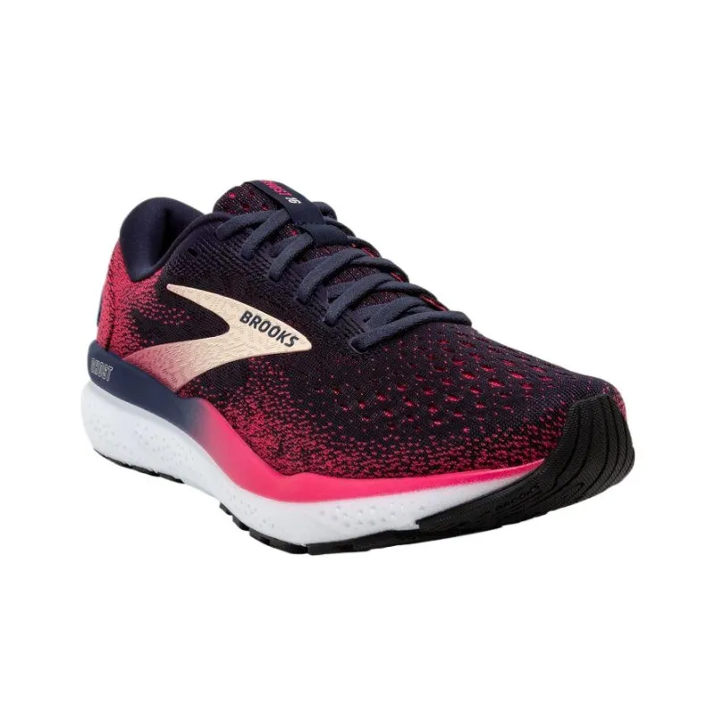 Brooks Ghost 16 Low Top Running Shoes Women's Red-3