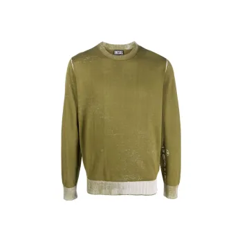 DIESEL Sweaters Men Green