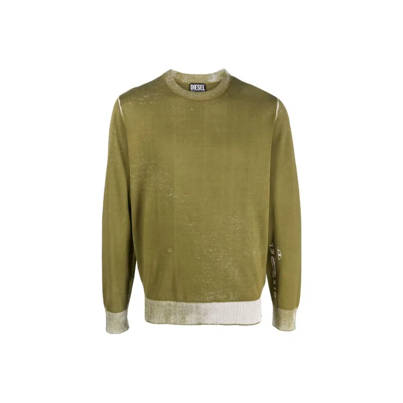 DIESEL Sweaters Men Green-0