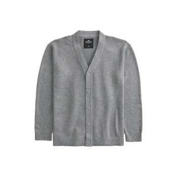 Hollister Knitwear Men's Dark Heather Gray