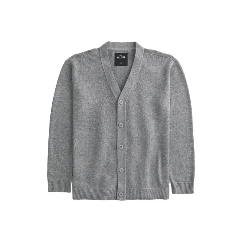 Hollister Knitwear Men's Dark Heather Gray-0