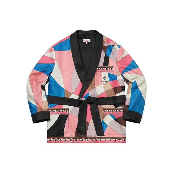 Supreme Emilio Pucci Silk Smoking Jacket-9