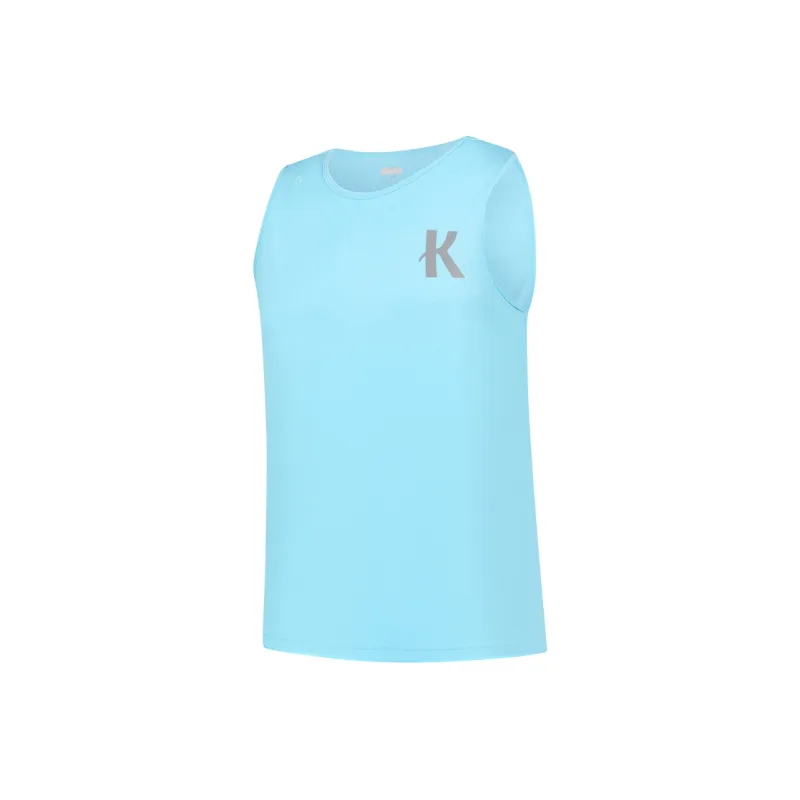 QIAODAN x QIANGFENGCHUIFU,LIANMINGKUAN Tank Top Men's Cirrus Blue-0