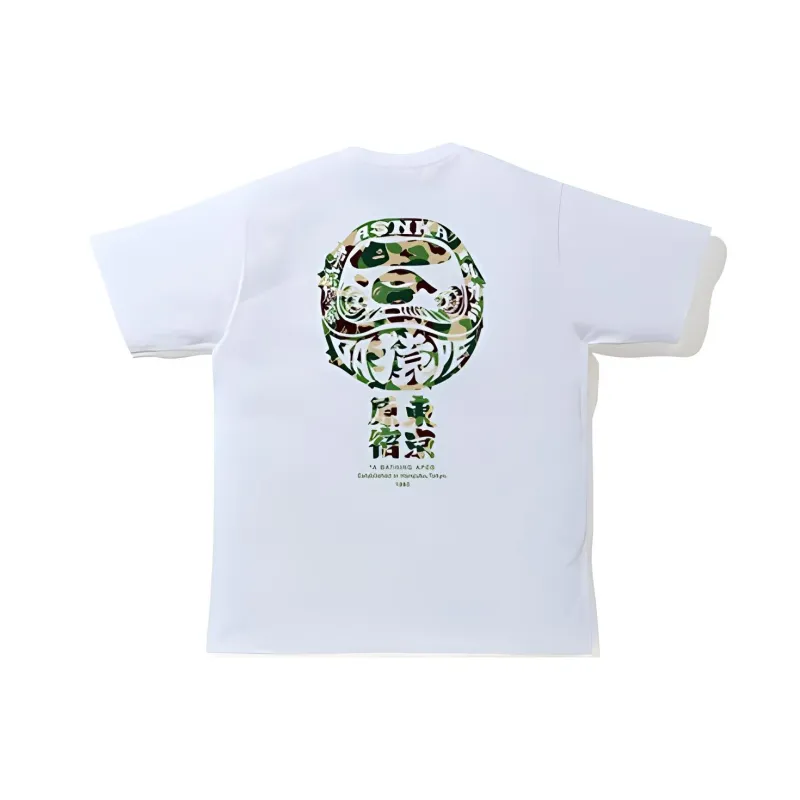 A BATHING APE Abc Camo Daruma Tee-10