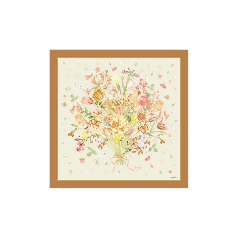 WENSLI Silk Scarves Unisex-9