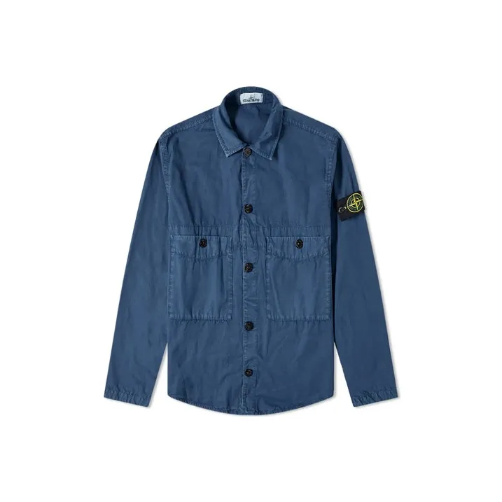 STONE ISLAND Jacket Men's Dark Blue-0