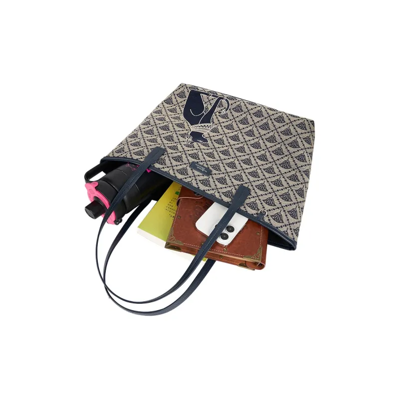 The British Museum Synthetic Leather Shoulder Bag Women's Blue-4
