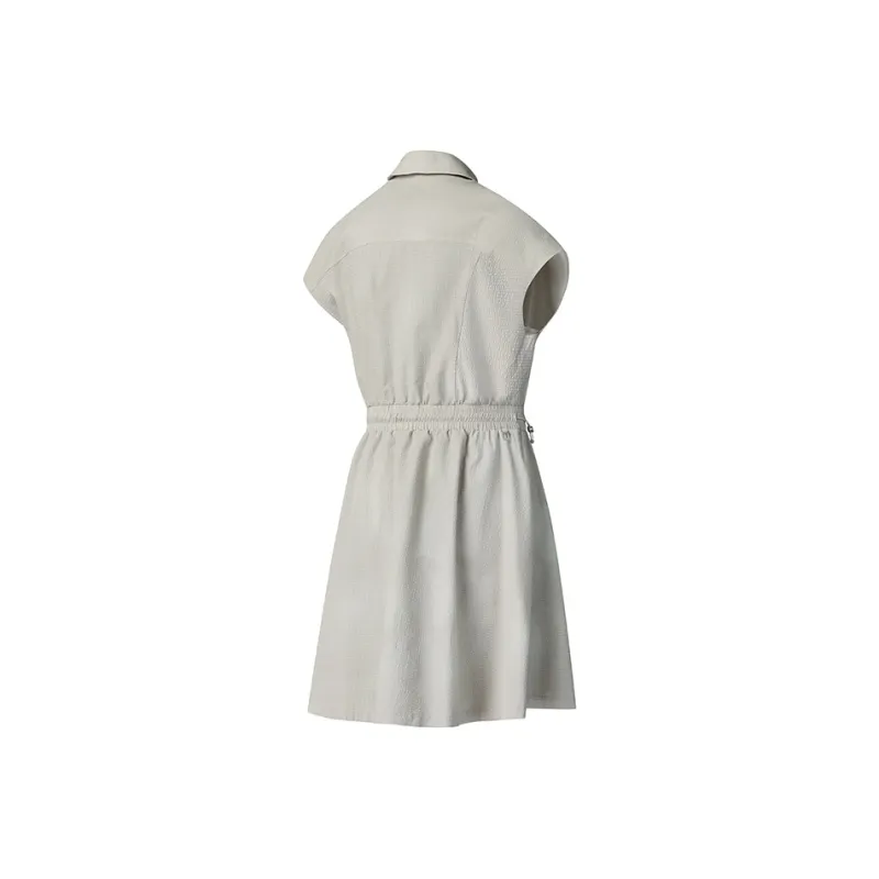 FILA Golf Series Sleeveless Dress Women's Gray Oat-1