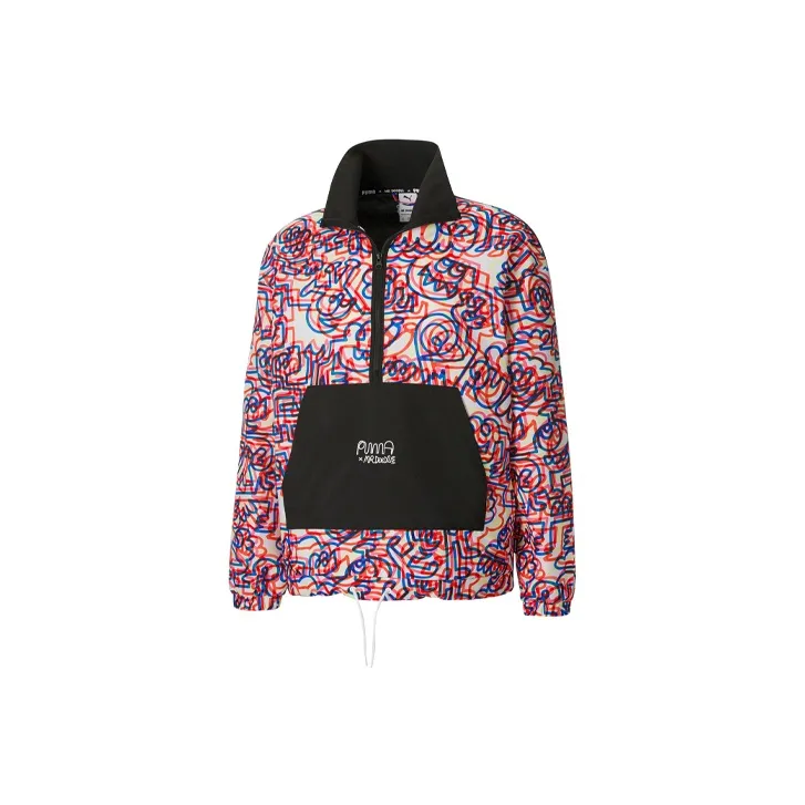PUMA x Mr Doodle PUMA X Dapper Dan Collection Jacket Men's Red-0