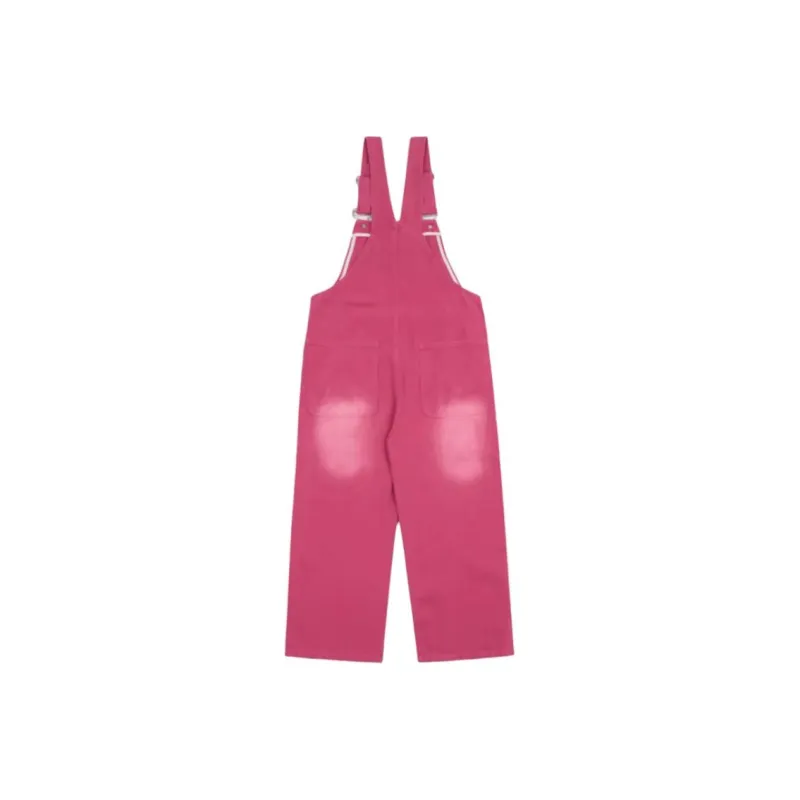 Spicy Gals Overalls Unisex Rose Red-1