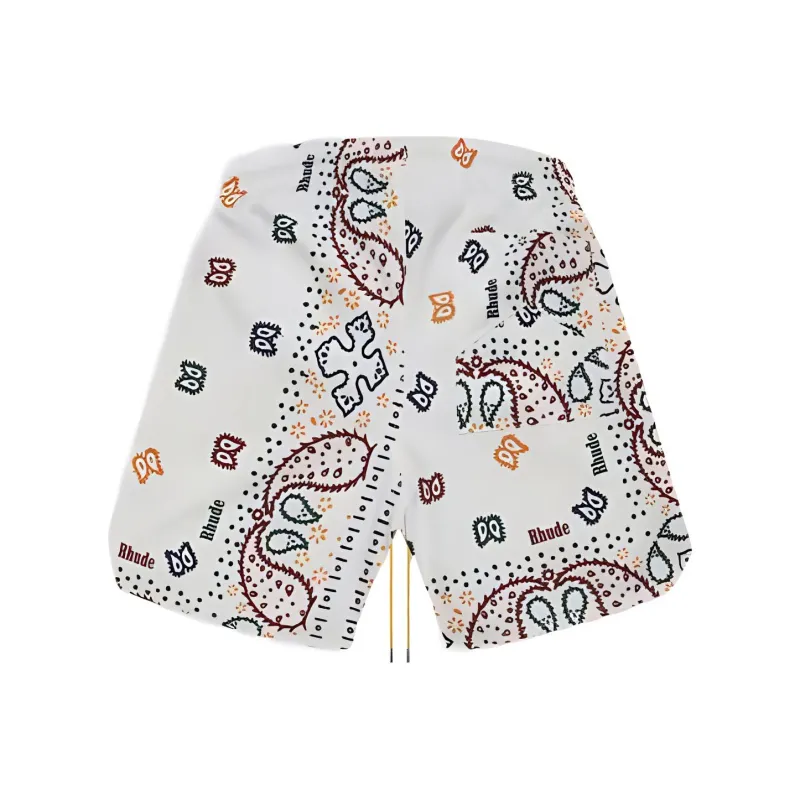 RHUDE Casual Shorts Men White-1