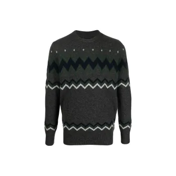 BARBOUR Sweaters Men Charcoal Gray